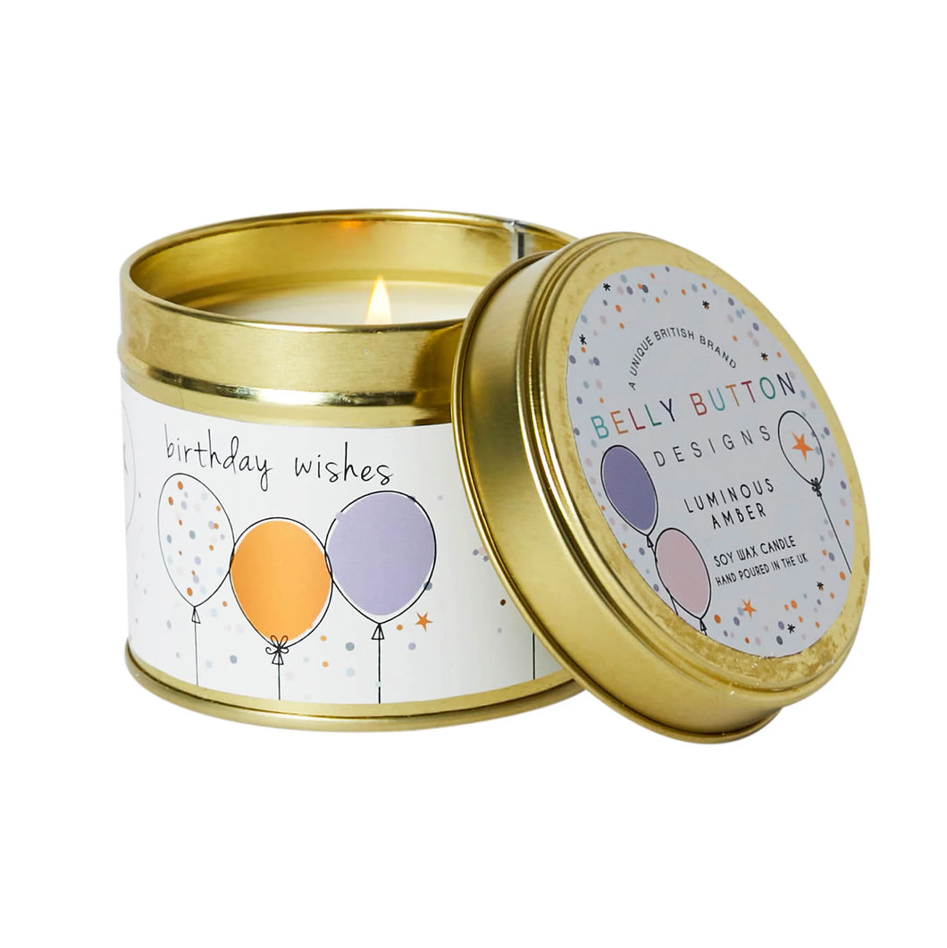 Belly Button 'Birthdday Wishes' Candle