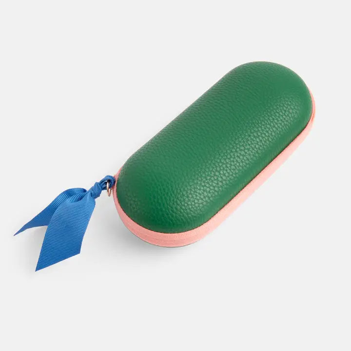 Caroline Gardner Green Glasses Case