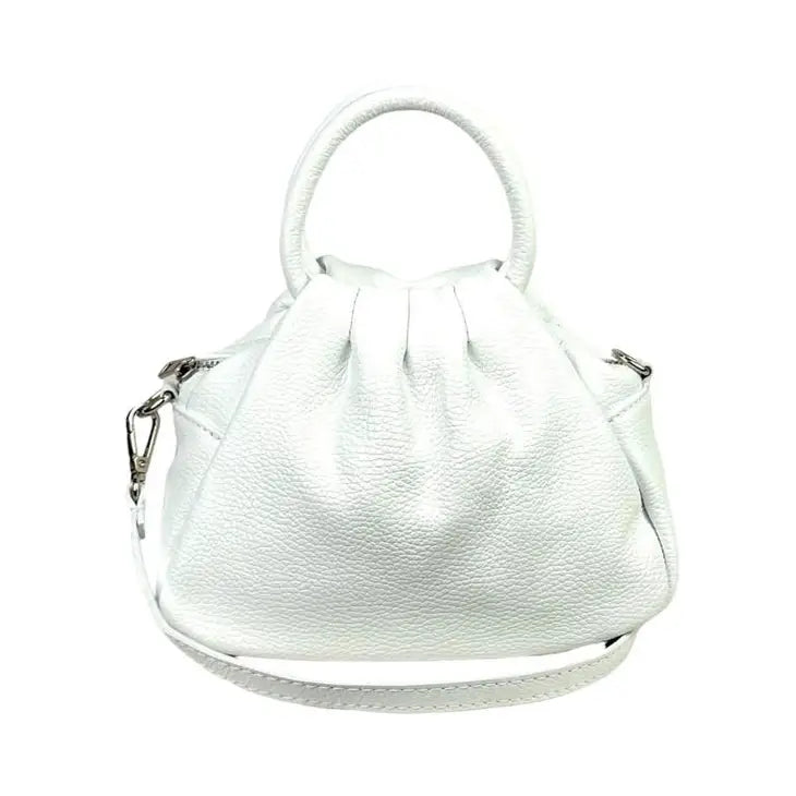 Italian Leather White  Hanbag