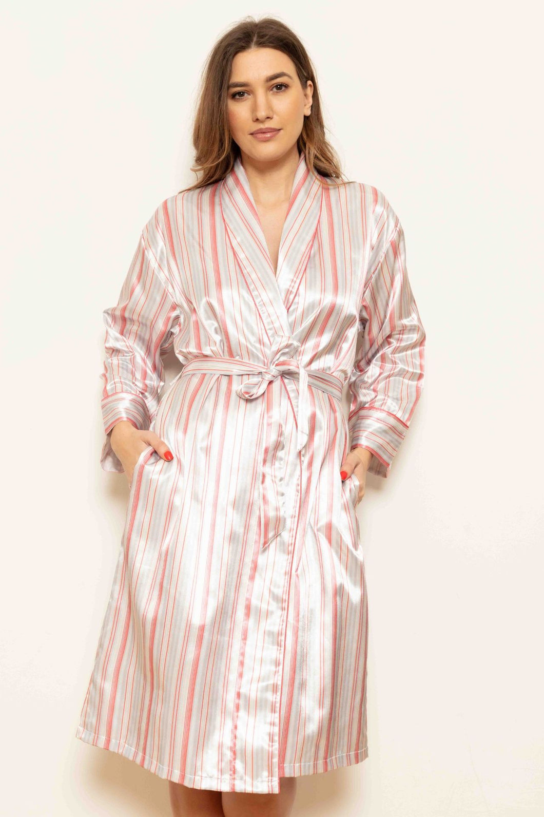 Candy Robe Cotton Real Candy Stripe Robe – Silk Sisters (Otley)