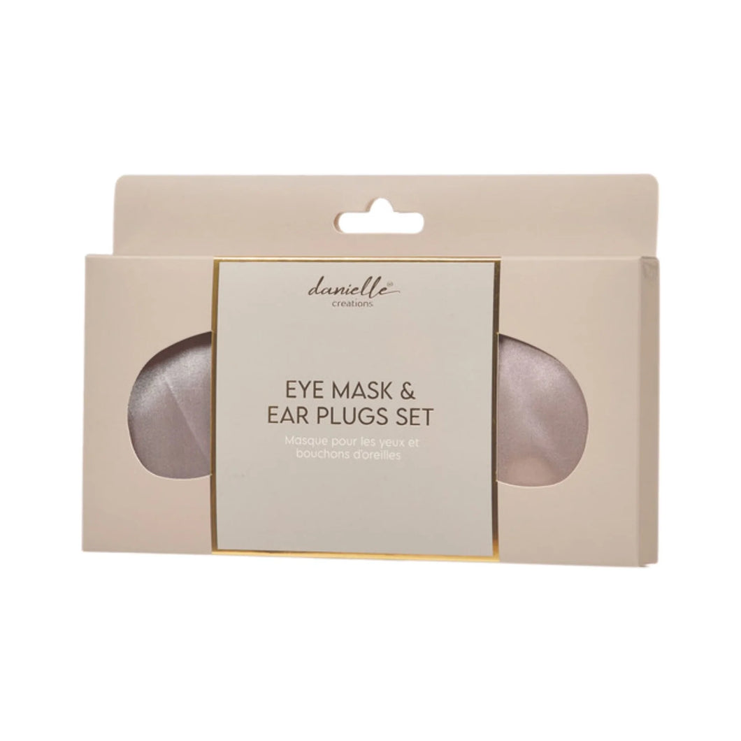 Danielle Satin Eye Mask & Ear Plugs