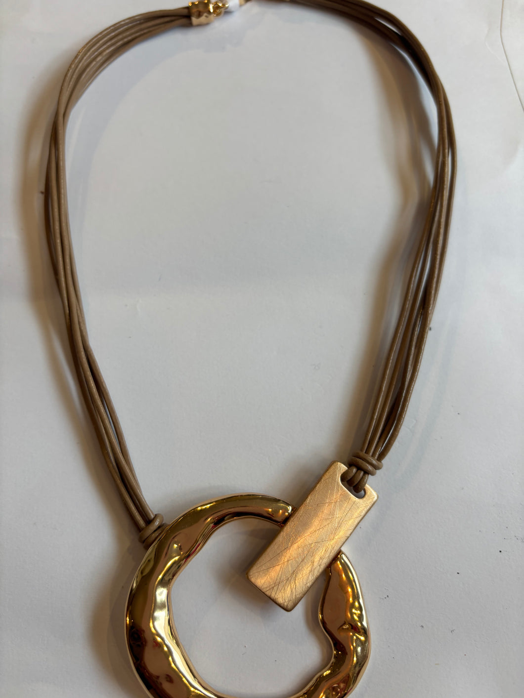 Gold Circle Pendant