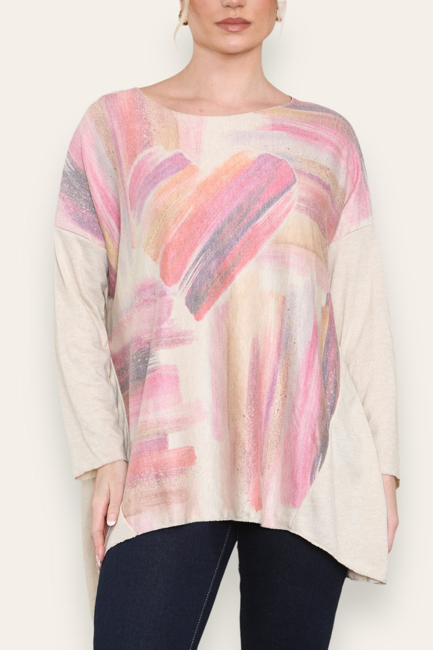 Abstract Watercolour Sweater
