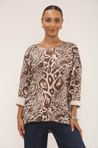 Leopard Print Soft Touch Sweatshirt