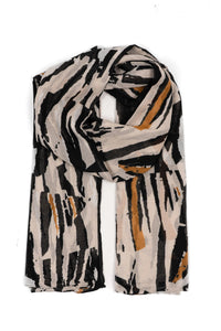 Zebra Print Scarf
