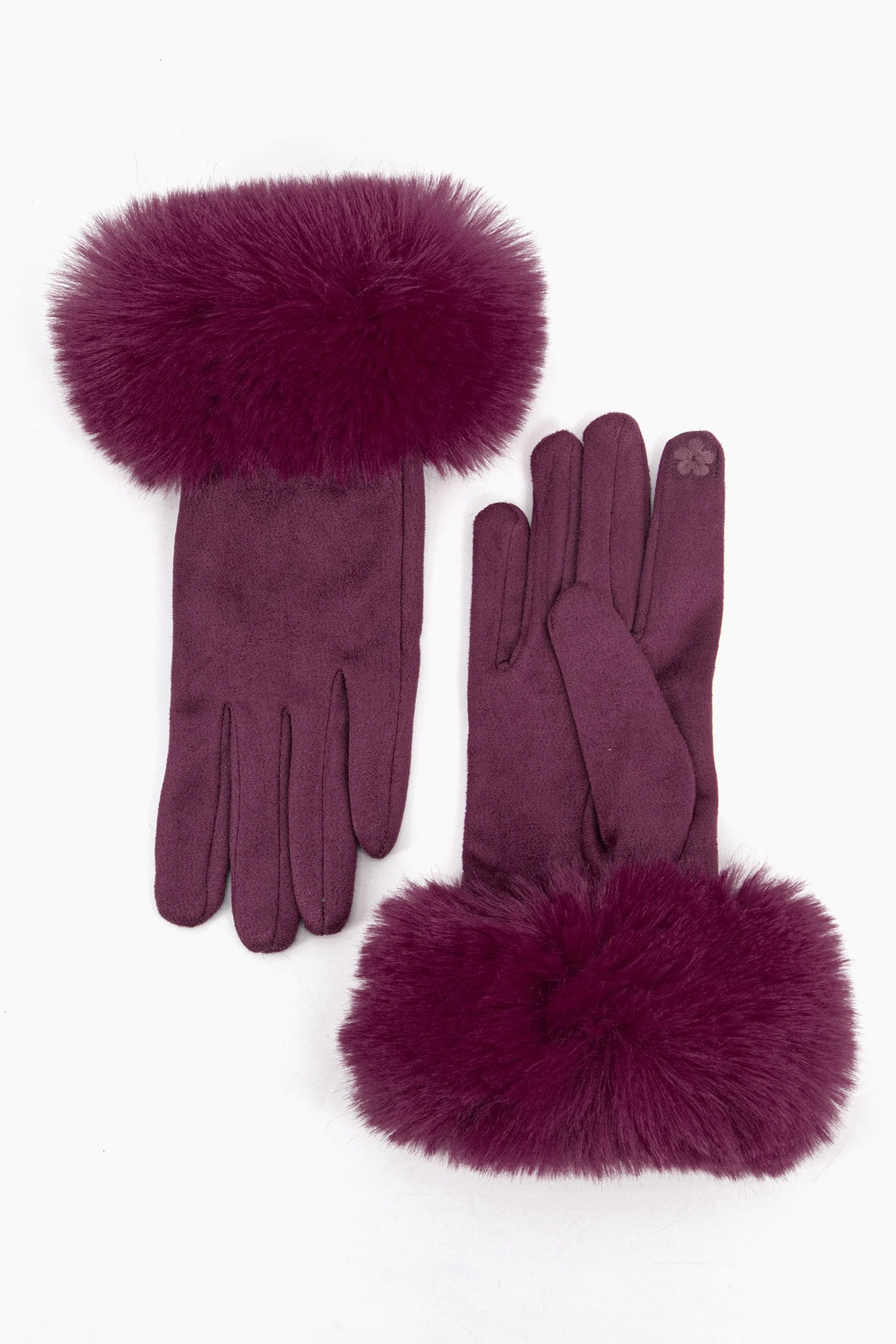 Berry Velvet Gloves