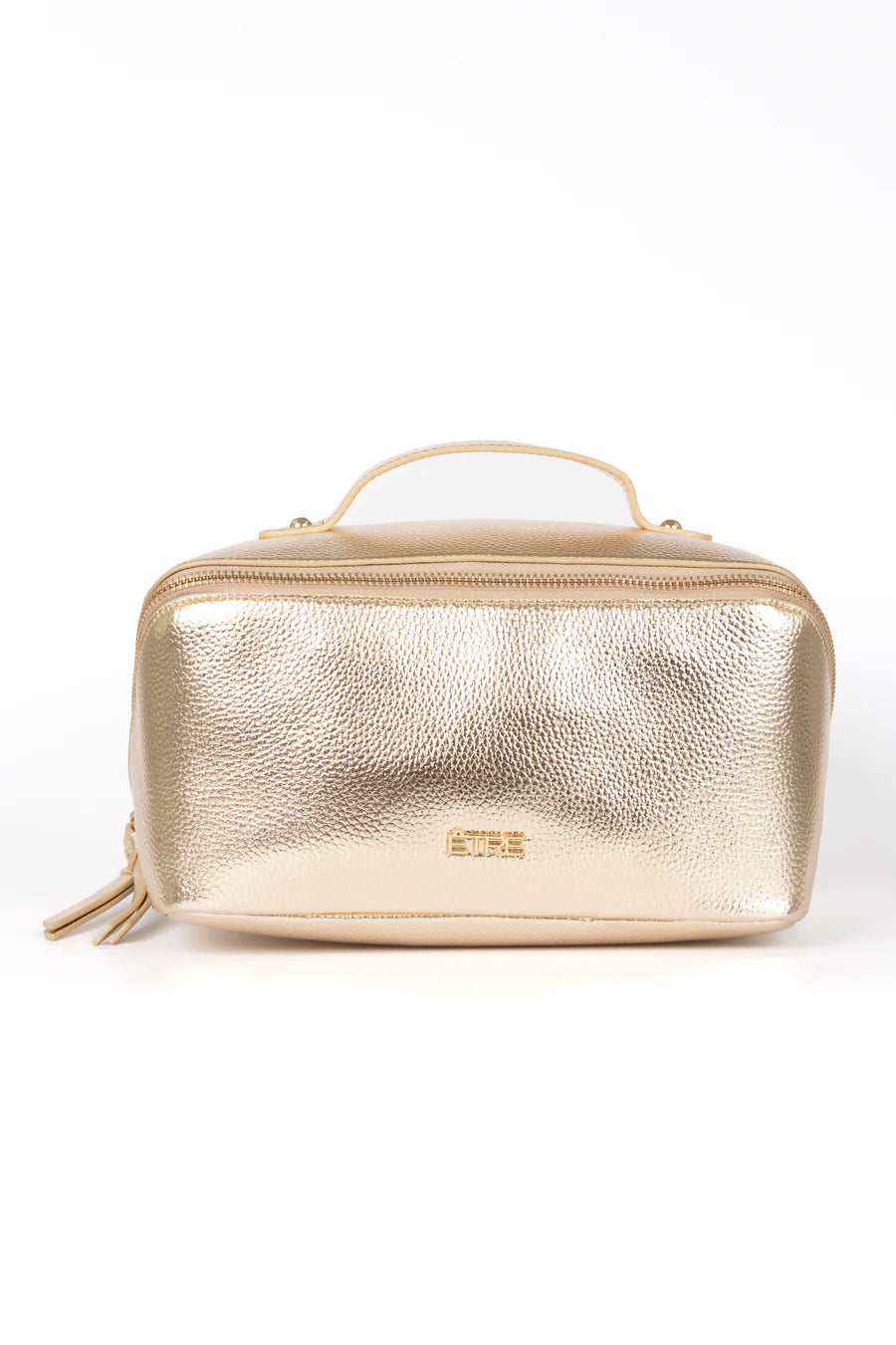 Gold Metallic Vanity Case