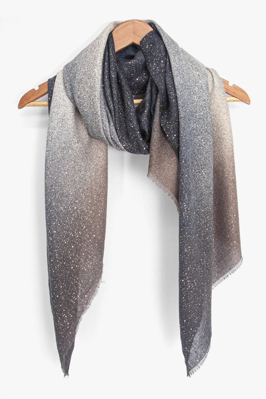 Dark Grey Sparkle Scarf