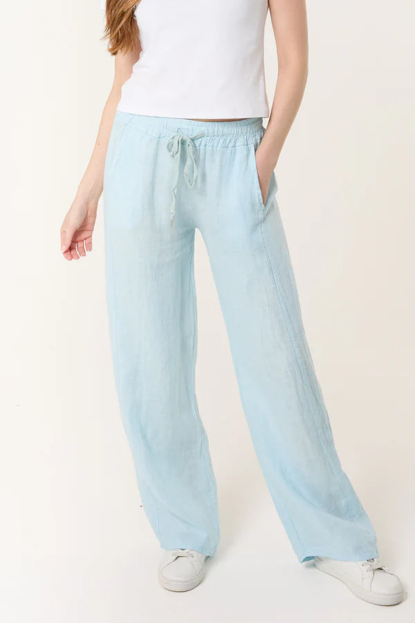 Light Blue Linen Pants