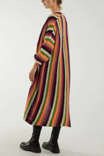 Load image into Gallery viewer, Striped Long Cardigan
