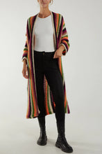 Load image into Gallery viewer, Striped Long Cardigan
