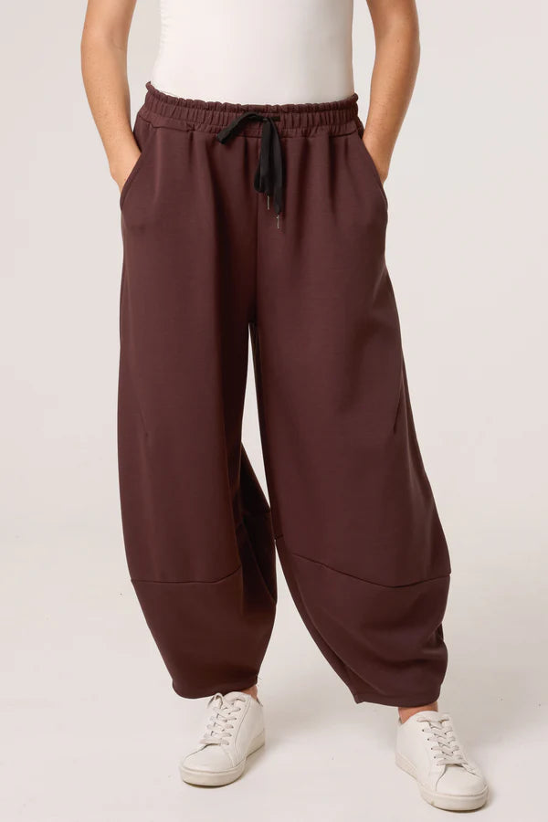 Chocolate Barrel Leg Trousers