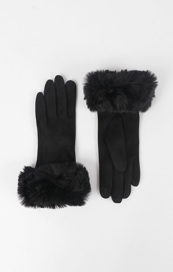 Pia Rossini Elodie Black Gloves