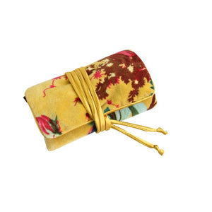 Earth Squared Mustard  Velvet Jewellery Roll