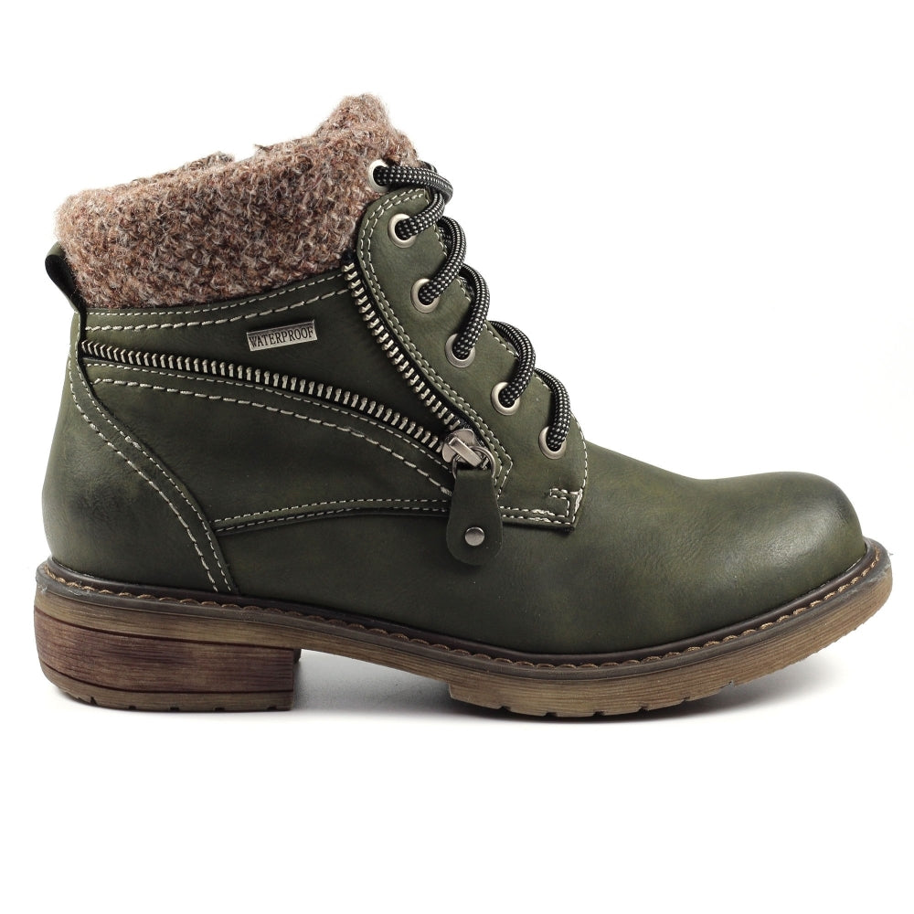 Lunar Benson Olive Boot