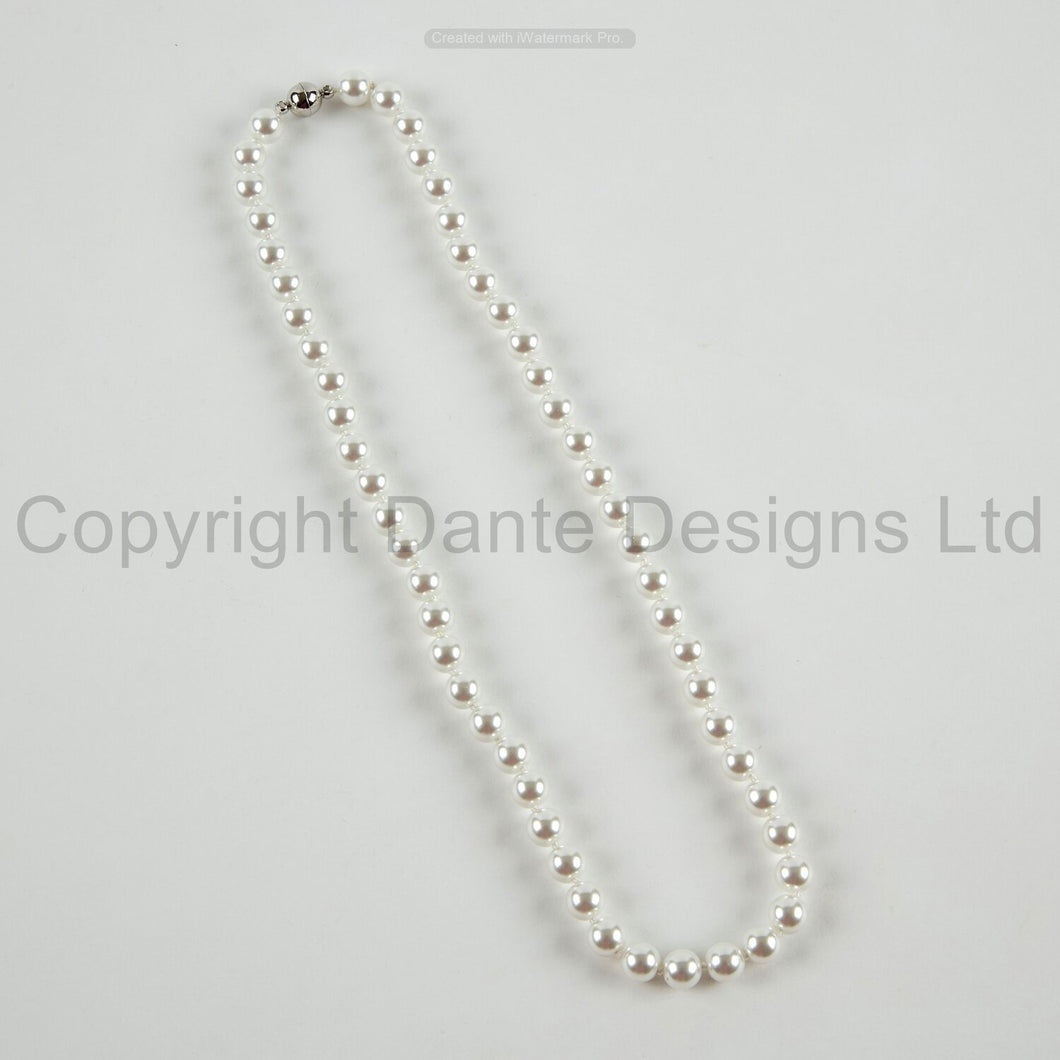 Dante Natural Pearls with Magnetic Clasp