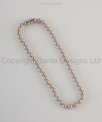 Dante Pink Pearls with Magnetic Clasp