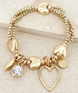 Envy Gold Multi Strand Bracelet