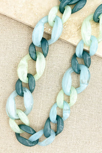 Envy Turquoise Link Necklace