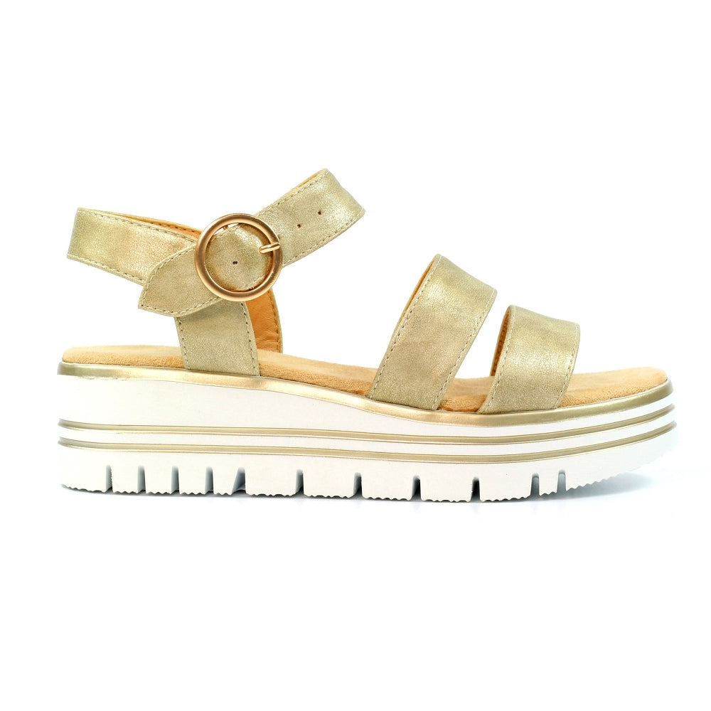 Lunar Dubai Gold Sandal