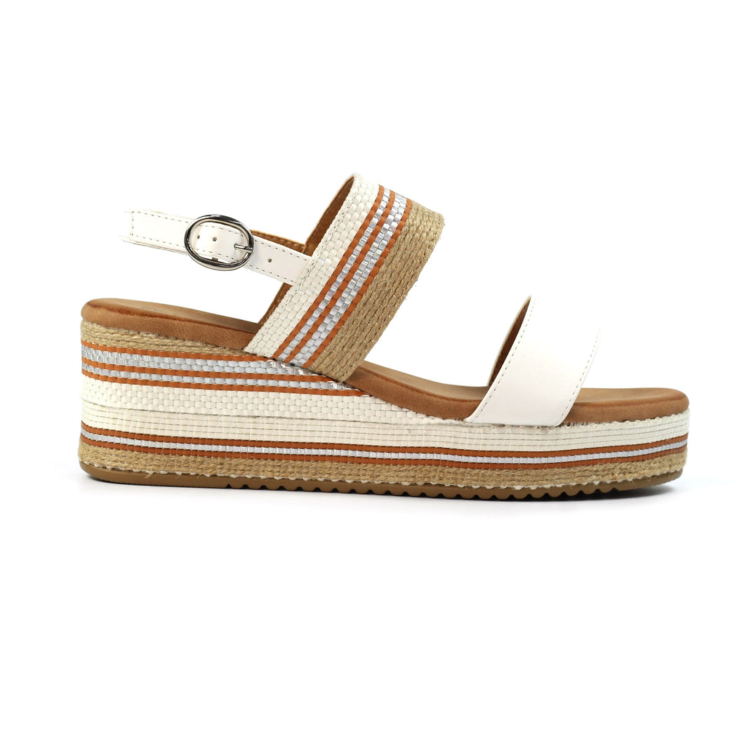 Lunar Fay White Sandal