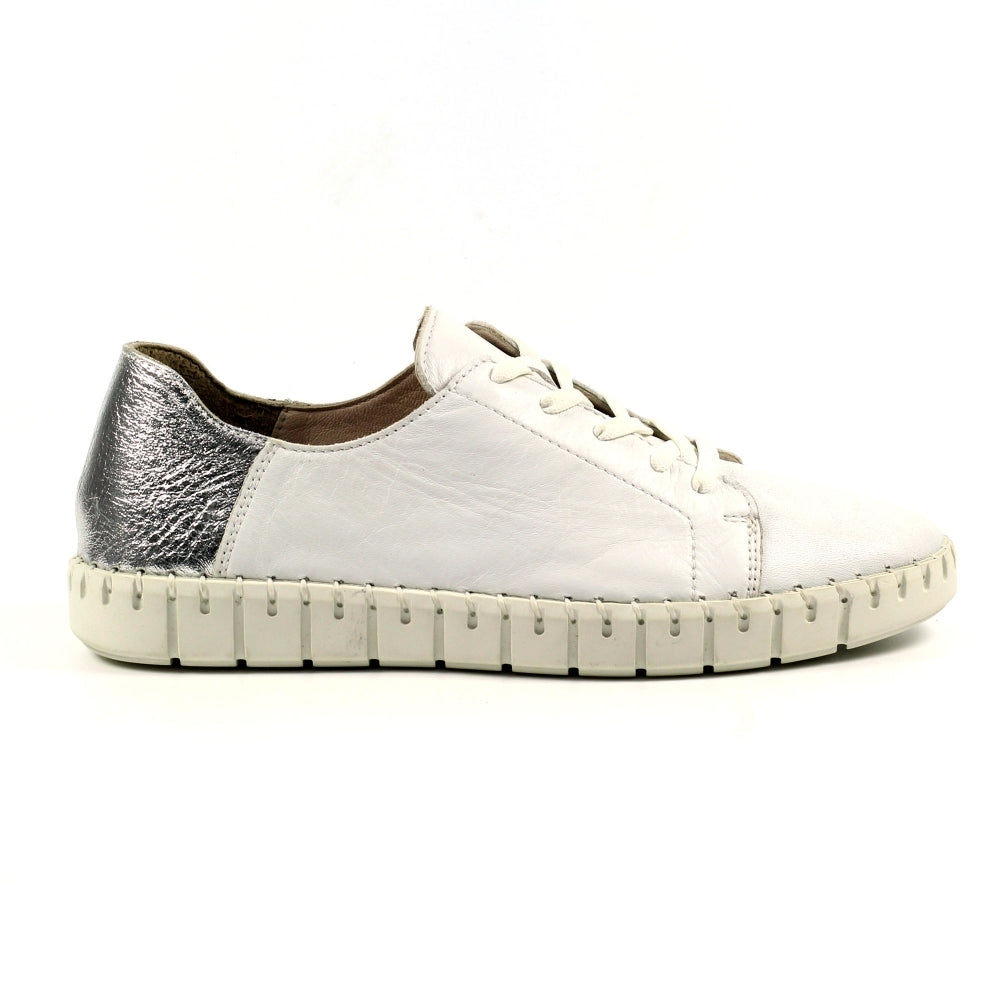 Lunar Kiera Silver Leather Shoe