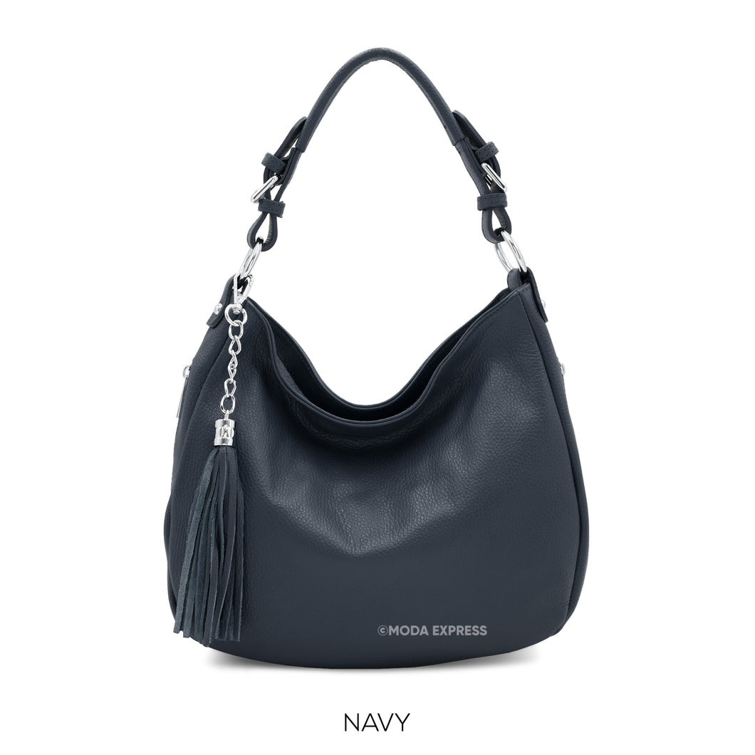 Italian Leather Navy Bag