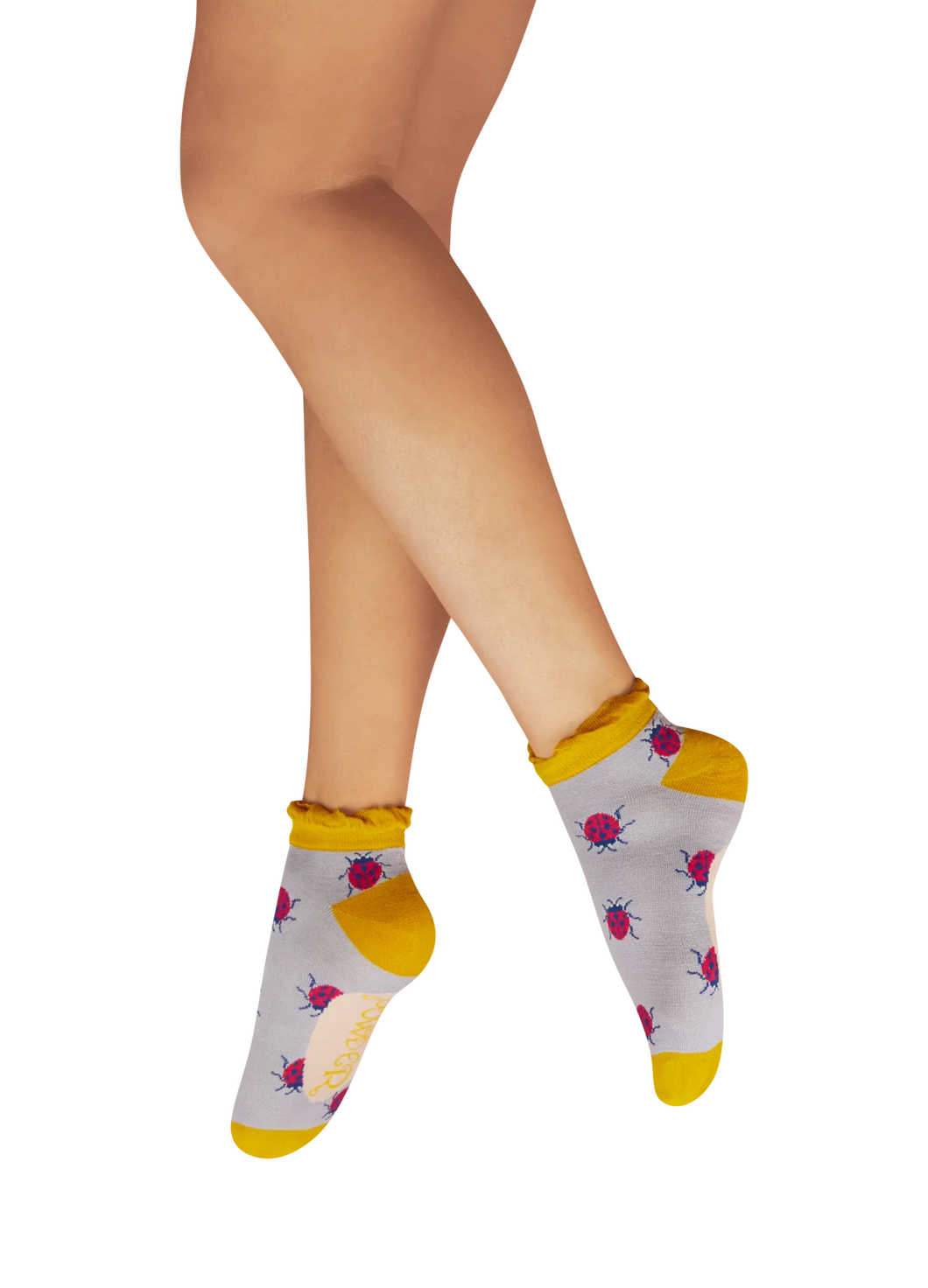 Powder Lovely Ladybirds Trainer Socks