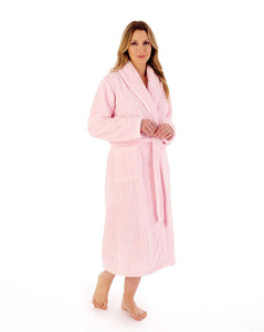 Slenderella Pink Fleece Dressing Gown