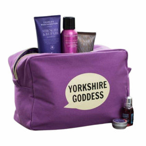 Dialectable 'Yorkshire Goddess' Washbag