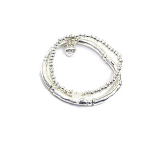 Envy Shiny Silver Bracelet