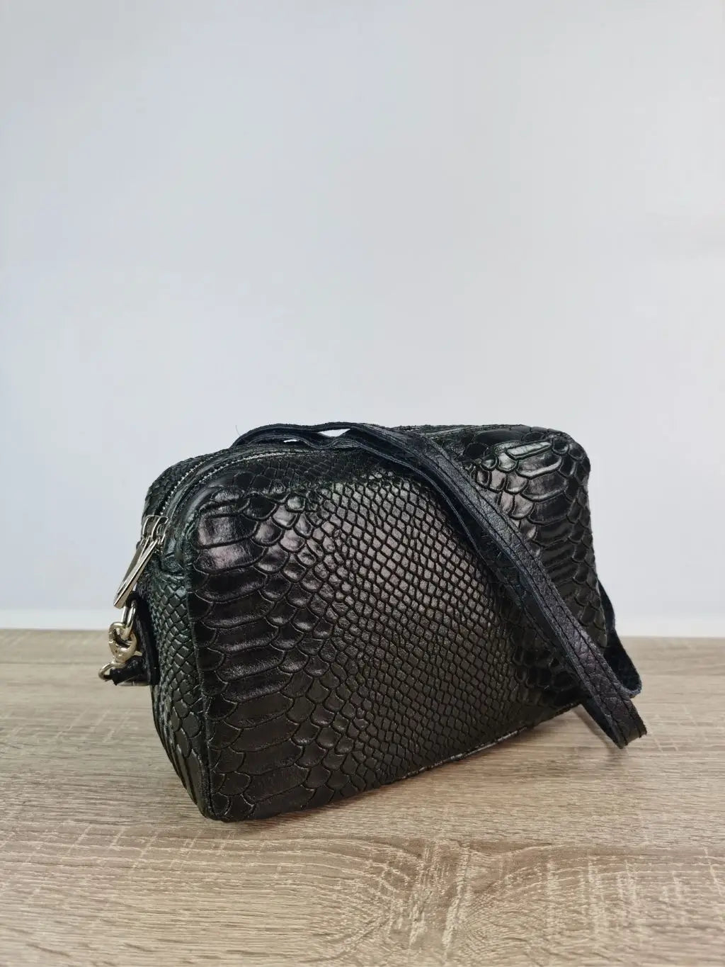 Italian Leather Black Bag