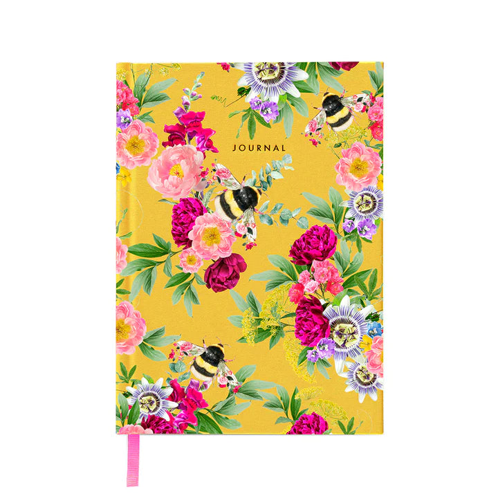 Luxury Bee Fabric Journal