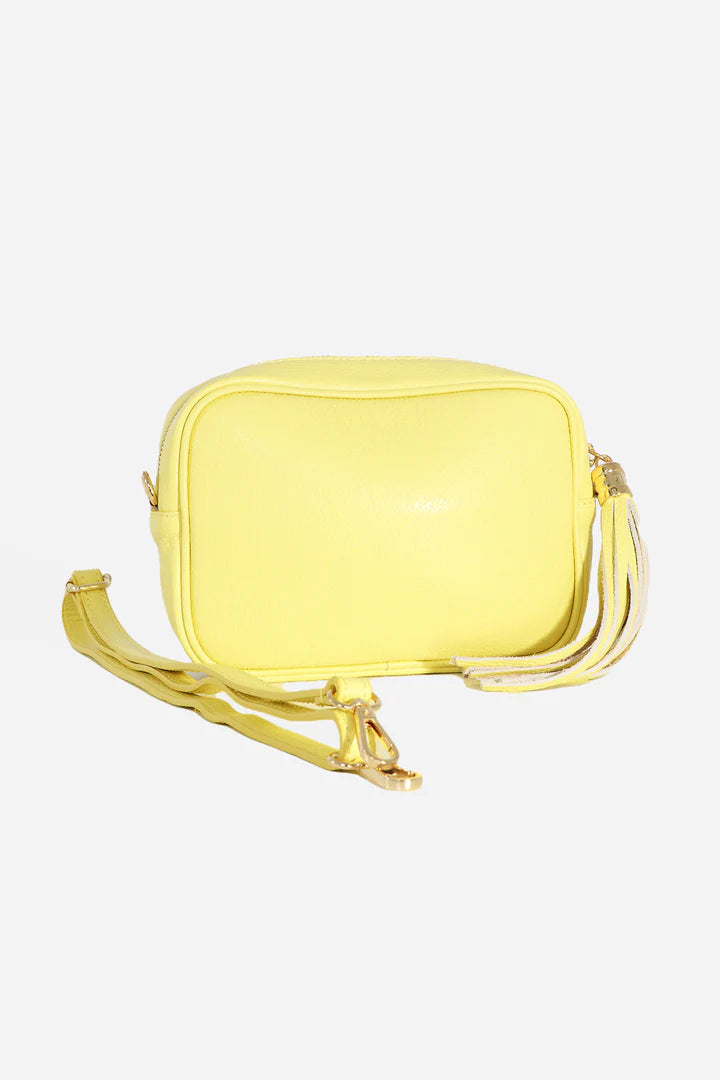 Lemon Leather Camera Bag