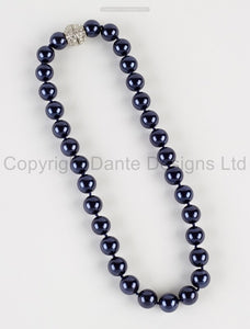 Blue Pearls Magnetic Clasp